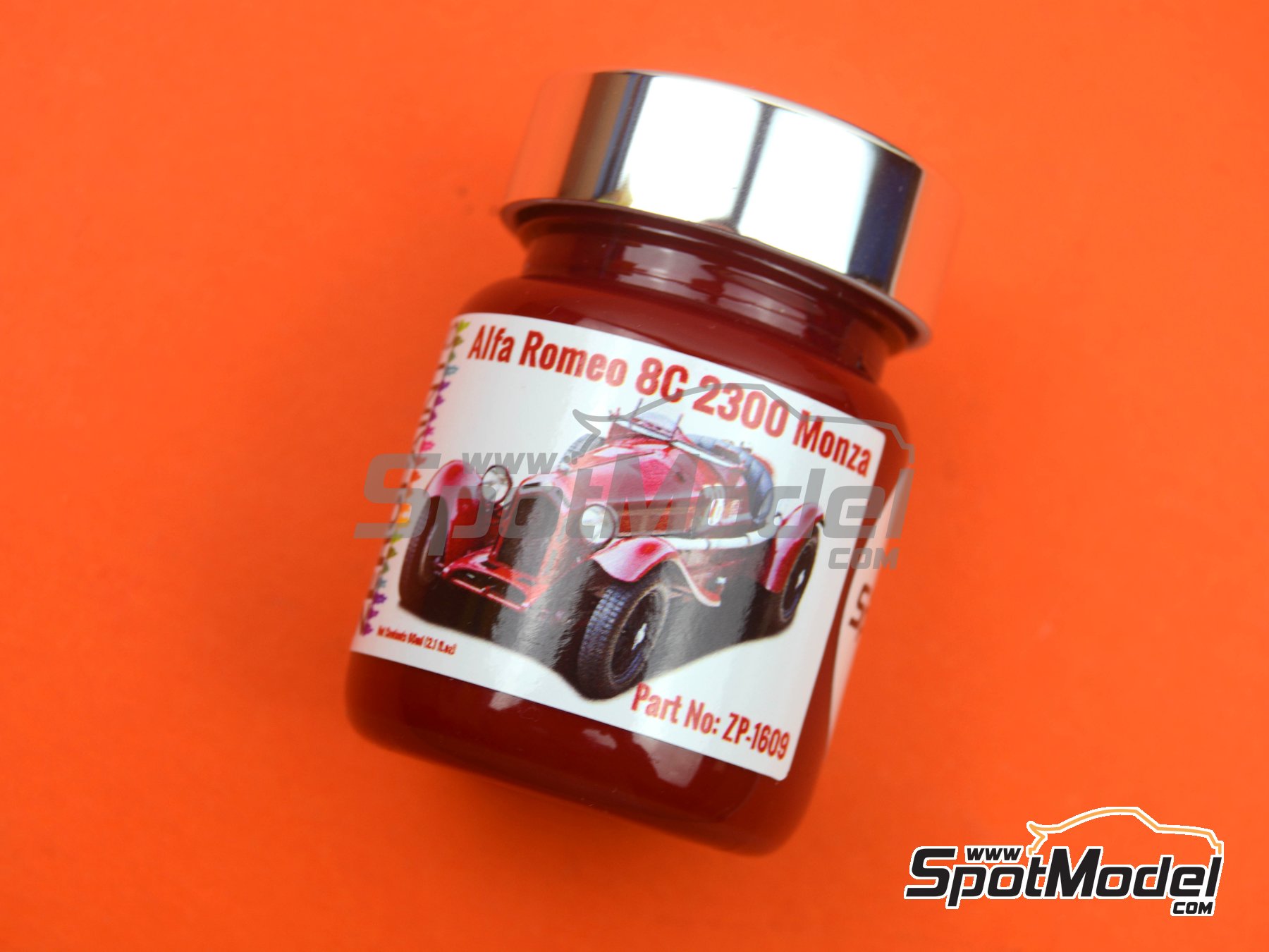 Image 1: Rojo Alfa Romeo 8C 2300 Monza Rosso - 1 x 60ml | Pintura para aer&oacute;grafo fabricado por Zero Paints (ref.&nbsp;ZP-1609)