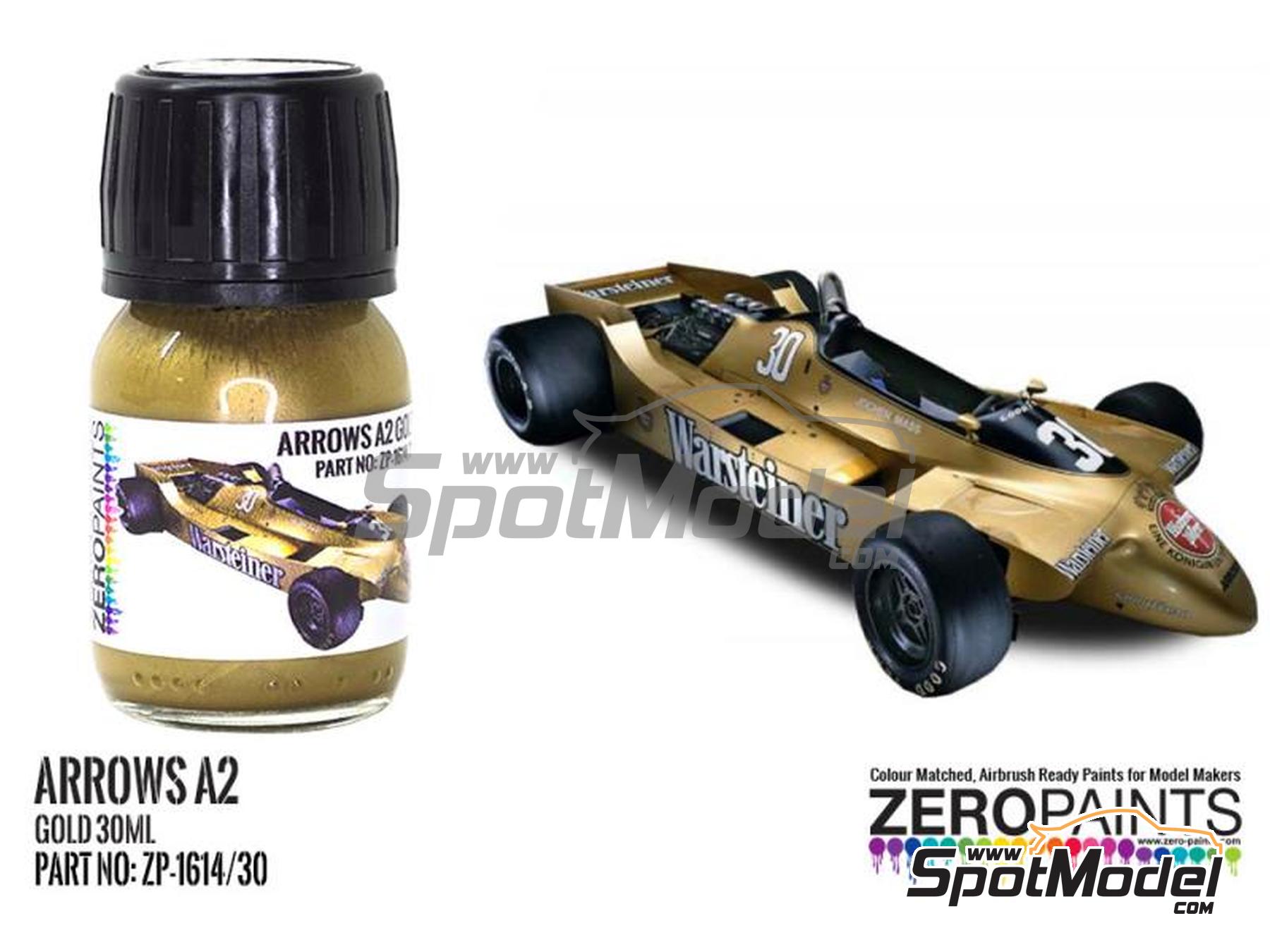 Image 1: Arrows A2 Gold - 1 x 30ml | Paint for airbrush manufactured by Zero Paints (ref.&nbsp;ZP-1614-30, also ZP-1614/30)