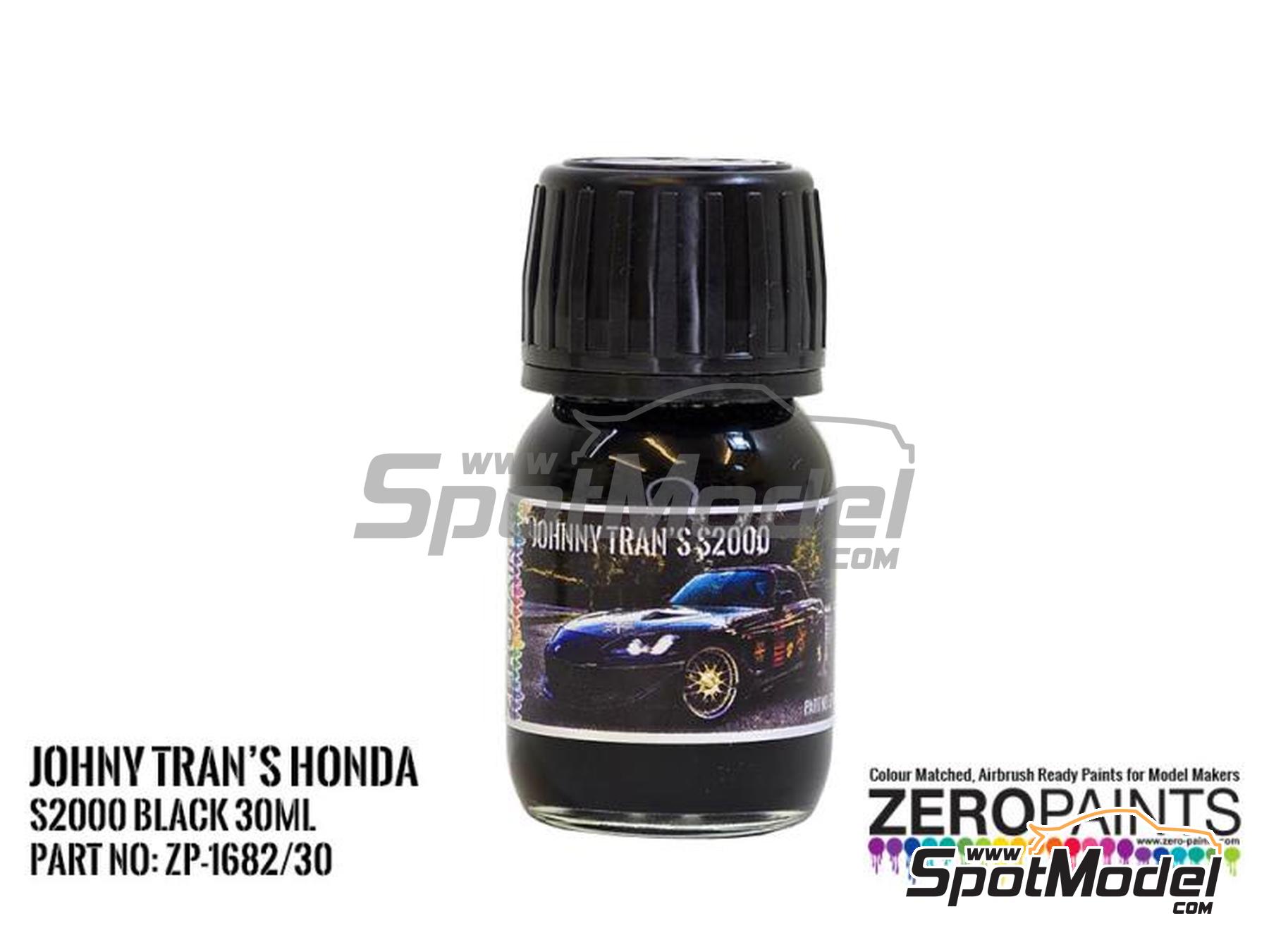 Image 1: Johnny Tran's Honda S2000 Black sponsored by Fast & Furious - 1 x 30ml | Paint for airbrush manufactured by Zero Paints (ref.&nbsp;ZP-1682-30, also ZP-1682/30)