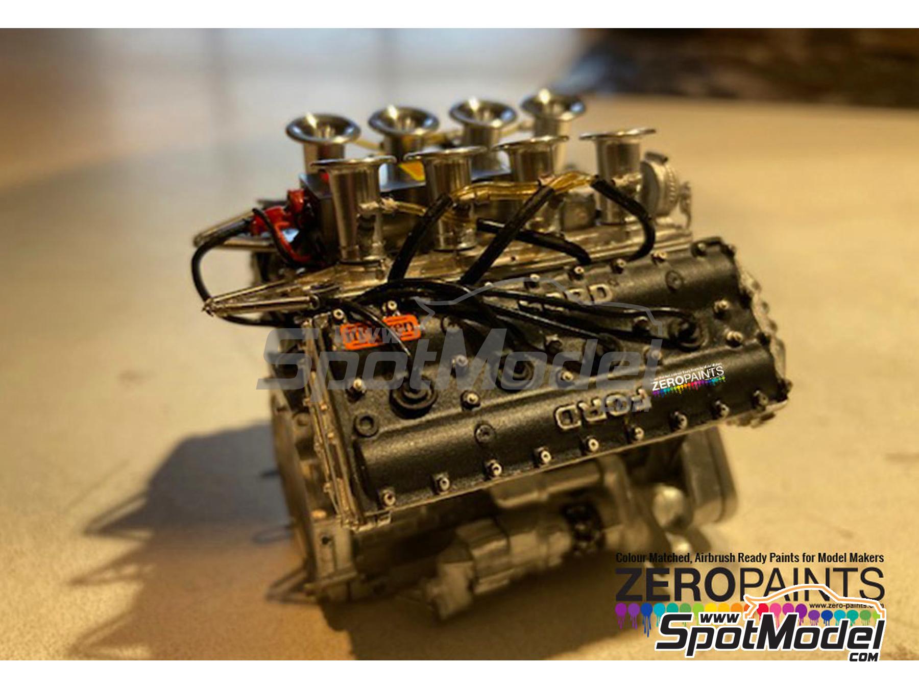 Image 2: Black Textured DFV Engine - 1 x 30ml | Paint for airbrush manufactured by Zero Paints (ref. ZP-1751)