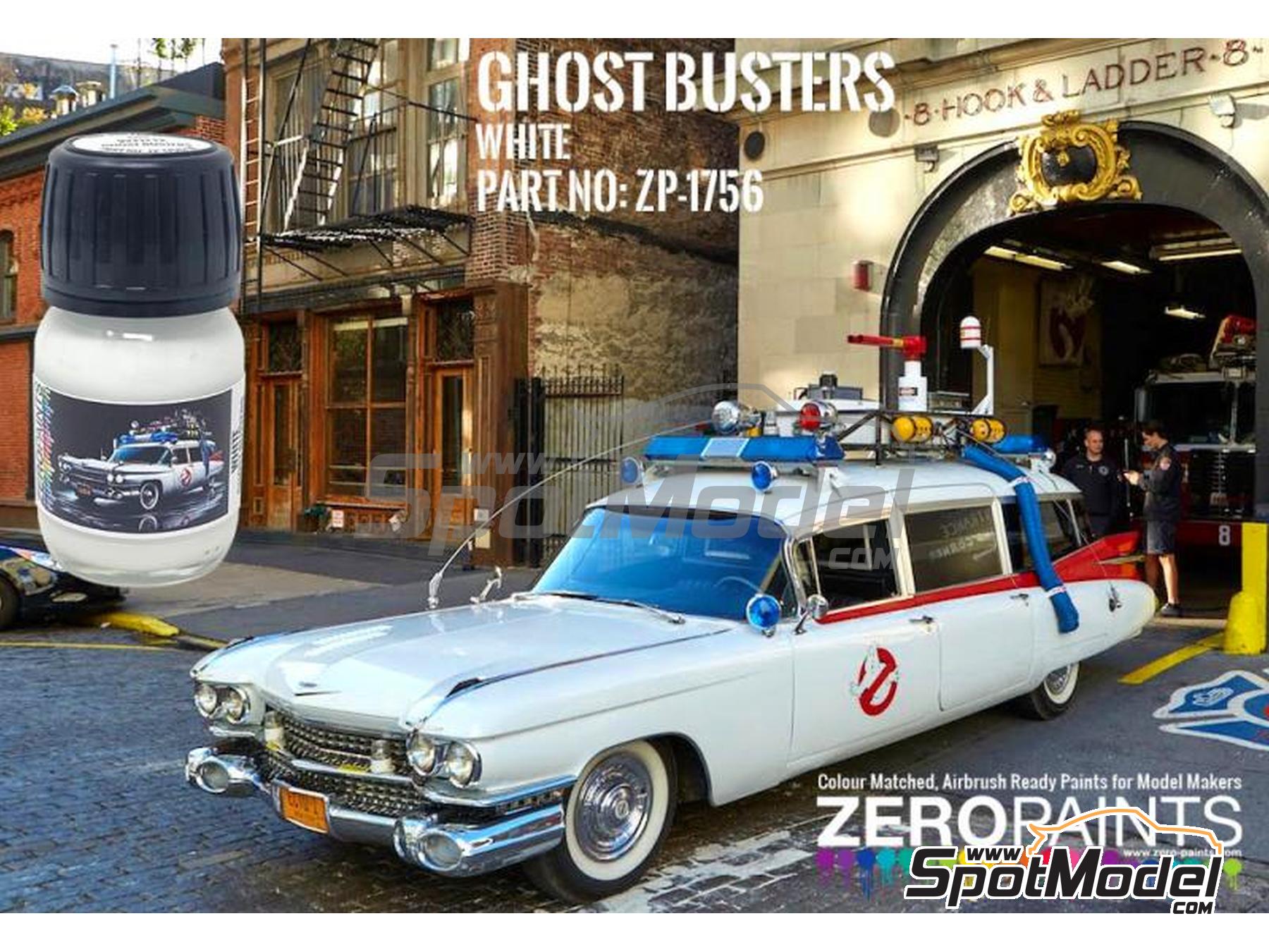 Image 1: White Ghost Busters - 1 x 30ml | Paint for airbrush manufactured by Zero Paints (ref.&nbsp;ZP-1756)