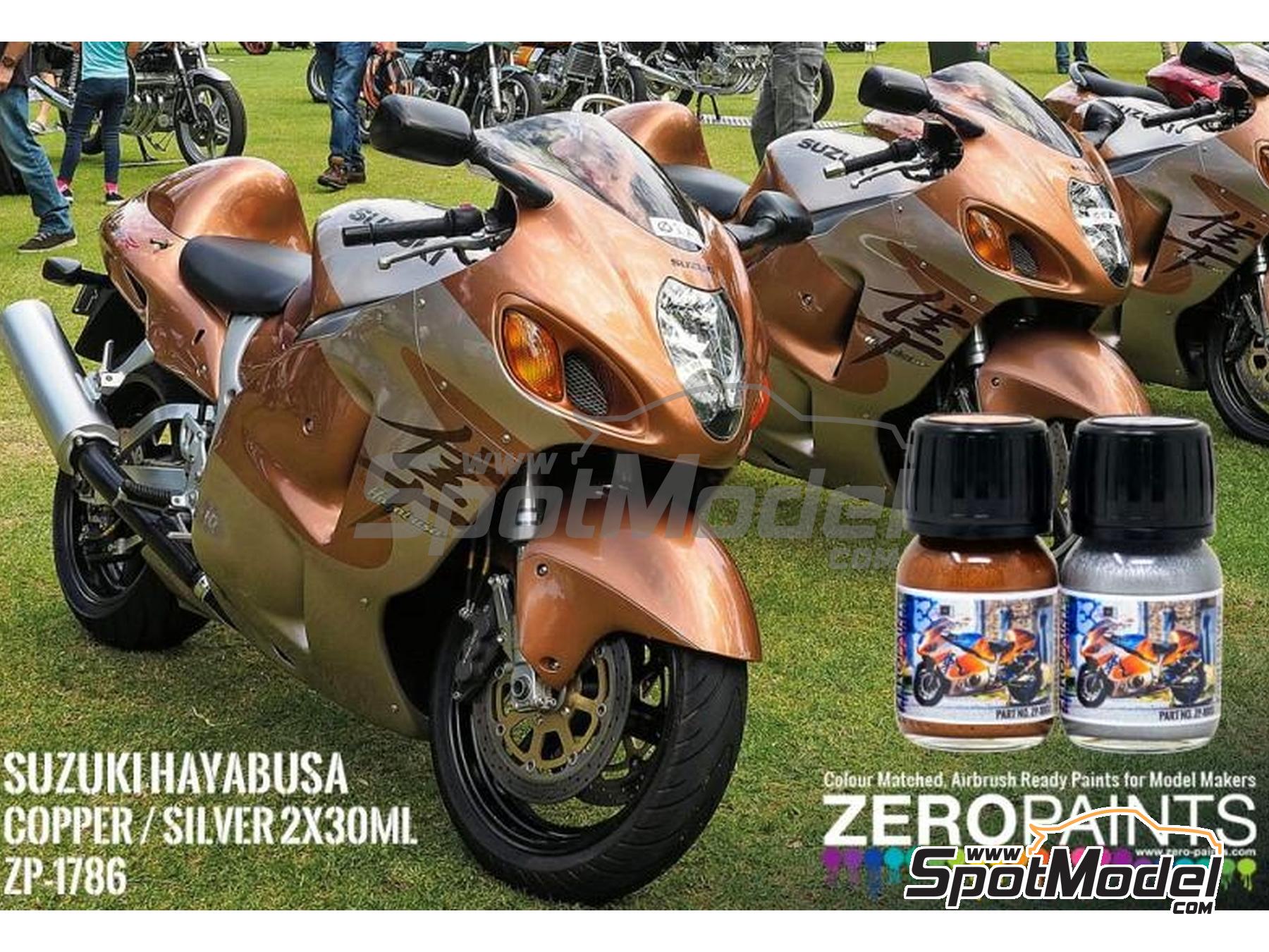 Image 1: Cobre - Plata Suzuki Hayabusa - Copper -Silver - 2 x 30ml | Set de pinturas para aer&oacute;grafo fabricado por Zero Paints (ref.&nbsp;ZP-1786)