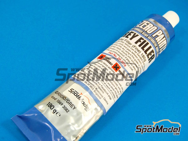 Image 2: Masilla color gris - Grey Filler Fine - 180 grs | Masilla fabricado por Zero Paints (ref. ZP-2018)