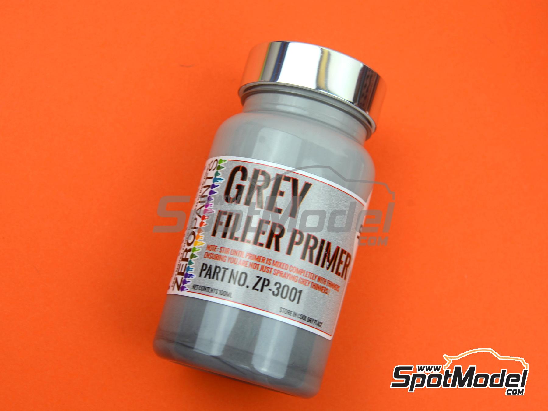 Image 1: Imprimaci&oacute;n gris - Grey Primer Micro Filler - 1 x 100ml | Imprimaci&oacute;n fabricado por Zero Paints (ref.&nbsp;ZP-3001)