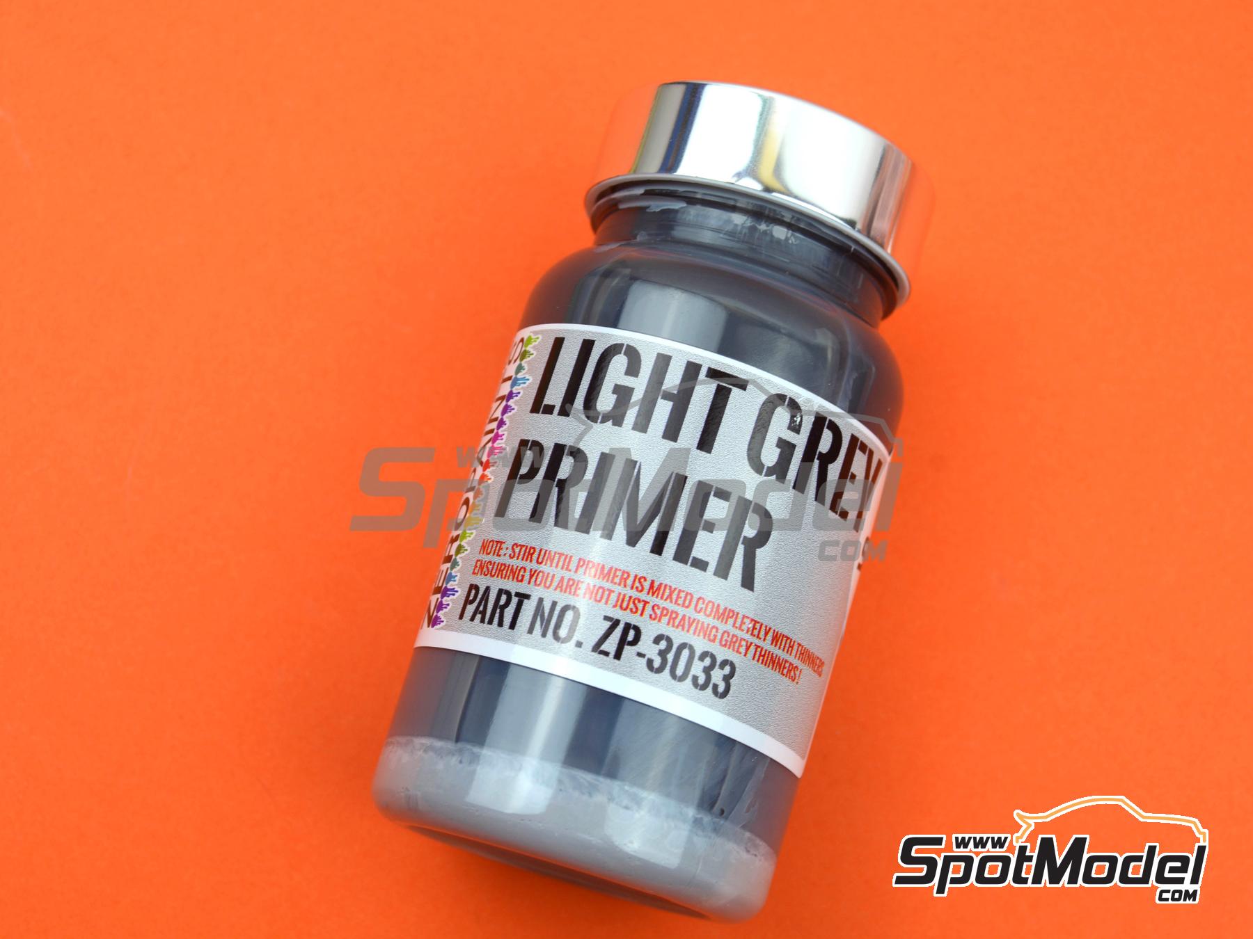 Image 1: Light Grey Primer - 1 x 100ml | Primer manufactured by Zero Paints (ref. ZP-3033)