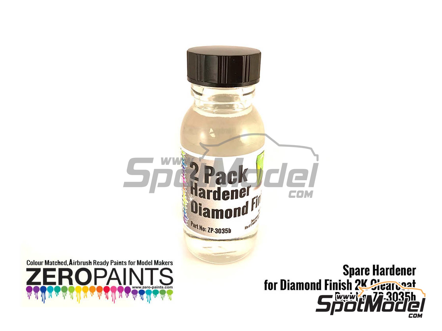 Image 1: Spare Hardener for Diamond Finish 2K clearcoat Set - 1 x 60ml | Hardener manufactured by Zero Paints (ref.&nbsp;ZP-3035b)