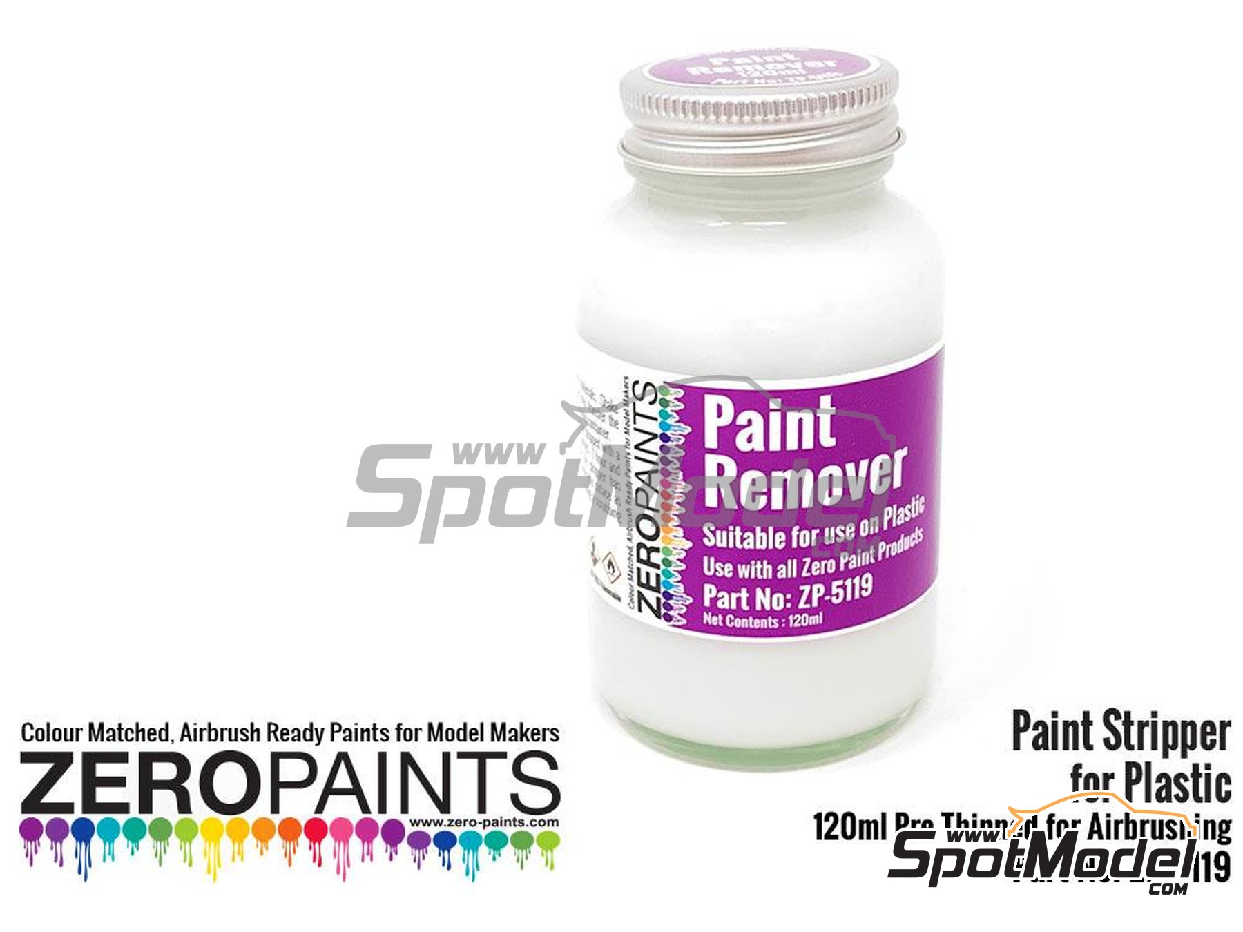 Image 1: Paint Stripper - Paint Remover - 1 x 100ml | Paint remover manufactured by Zero Paints (ref. ZP-5119)