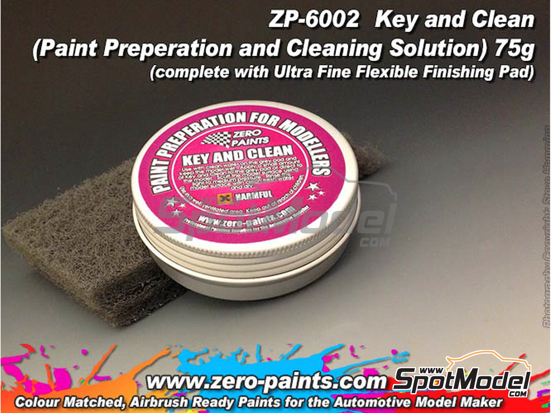 Image 1: Key and clean | Cleaner manufactured by Zero Paints (ref.&nbsp;ZP-6002)