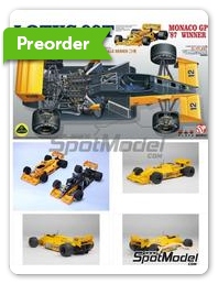 Tameo Kits TMK324: Car scale model kit 1/43 scale - Brabham Ford