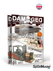 AK Interactive: Magazine - Damaged - Weathered and worn: Number 1 - english edition