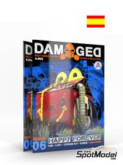 AK Interactive: Magazine - Damaged - Weathered and worn: Number 6 - spanish edition image