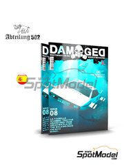 AK Interactive: Magazine - Damaged - Weathered and worn: Number 8 - spanish edition image
