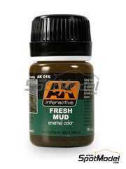 AK Interactive: Efecto AK Weathering - Barro fresco - Fresh mud - 1 x 30ml