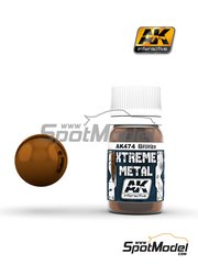 AK Interactive: Xtreme metal paint - Bronze - 1 x 30ml