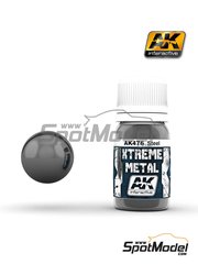 AK Interactive: Xtreme metal paint - Steel - 1 x 30ml