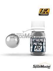 AK Interactive: Xtreme metal paint - White aluminium - 1 x 30ml