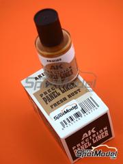 AK Interactive: Paint - Fresh Rust Precision Panel Liner - 1 x 30ml