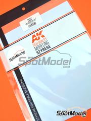 AK Interactive: Plasticard - Styrene sheet 0.5 mm - plastic parts - 3 units