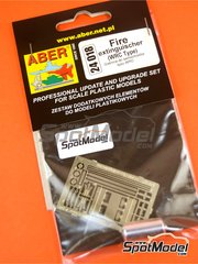 Aber: Fire extinguisher 1/24 scale - WRC fire extinguisher - photo-etched parts and turned metal parts image