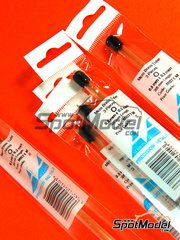 Albion Alloys: Material - Brass tube 0,50 mm x 0,30 mm x 250 mm - 3 units