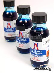 Alclad: Paint for airbrush - Hot Metal Blue - 1 x 30ml - for Airbrush