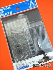 Aoshima: Detail up set 1/24 scale - Pagani Huayra - photo-etched parts, turned metal parts and other materials - for Aoshima references 01091, 58060 and 058060  image