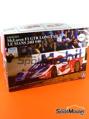 Aoshima 1:24 Scale McLaren F1 GTR 1998 Le Mans 24 Hour # 41 Model Kit # 007457 