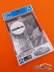Aoshima: Detail up set 1/24 scale - Pagani Zonda C12S - photo-etched parts, turned metal parts and other materials - for Aoshima references 056028 and 058060 