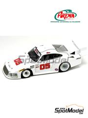 Arena Modelli: Car scale model kit 1/43 scale - Porsche 935 M16 Hi-Tech Racing Team #05 - Tico Almeida (US) + Miguel Morejon (CU) - 12 Hours Sebring 1984 - photo-etched parts, resin parts, rubber parts, turned metal parts, water slide decals, white metal parts, other materials and assembly instructions