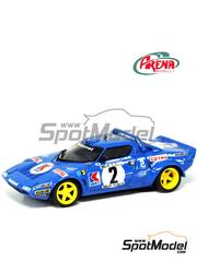 Arena Modelli: Car scale model kit 1/43 scale - Lancia Stratos sponsored by Chardonnet #2, 3 - Bernard Darniche (FR) + Alain Mah (FR) - Portugal Rally - Vinho do Porto, Ronde Cevenole 1978 and 1979 - metal parts, photo-etched parts, resin parts, rubber parts, water slide decals, white metal parts and painting instructions
