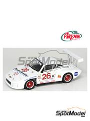 Arena Modelli: Car scale model kit 1/43 scale - Porsche 911 AJ Alex Job Racing Team sponsored by Border Cantina #26 - Butch Hamlet (US) + Jack Refenning (US) + Joe Pezza (US) - 12 Hours Sebring 1992 - photo-etched parts, resin parts, rubber parts, turned metal parts, water slide decals, white metal parts, assembly instructions and painting instructions
