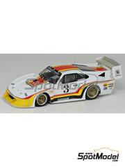 Arena Modelli: Car scale model kit 1/43 scale - Porsche 935 M16 Andial Racing Team sponsored by The Meister Company #3, 51 - Howard Meister (US) + Harald Grohs (DE) + Rolf Stommelen (DE) - 12 Hours Sebring, 24 Hours of Daytona 1981 - photo-etched parts, resin parts, rubber parts, turned metal parts, water slide decals, white metal parts, assembly instructions and painting instructions image