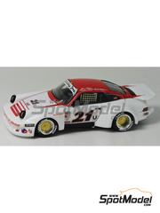 Arena Modelli: Car scale model kit 1/43 scale - Porsche 911 Wonzer Racing Team sponsored by Holliday Inn #21 - John Hofstra (US) + Charles Slater (US) + Mick Robinson (US) - 12 Hours Sebring 1986 - photo-etched parts, resin parts, rubber parts, turned metal parts, water slide decals, white metal parts, assembly instructions and painting instructions image