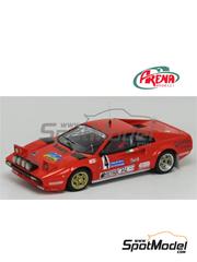Arena Modelli: Car scale model kit 1/43 scale - Ferrari 308 GTB sponsored by Italia Assicurazioni #4 - Carlo Maria Cuccirelli (IT) + Giovanna Muttini (IT) - Rally del Carso e dei Colli Orientali  1983 - photo-etched parts, resin parts, rubber parts, water slide decals and assembly instructions
