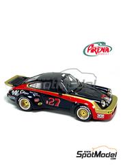 Arena Modelli: Car scale model kit 1/43 scale - Porsche 911 S Miami Auto Racing Team sponsored by 911 Shop #27 - Ray Mummery (US) + Jack Refenning (US) + Tom Sheehy (US) - 12 Hours Sebring 1978 - photo-etched parts, resin parts, rubber parts, turned metal parts, water slide decals, white metal parts and assembly instructions
