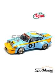 Arena Modelli: Car scale model kit 1/43 scale - Porsche 911 S D.R. Racing Team #01 - Dave White (US) + John Hamilton (US) + J. Kurt Roehrig (US) - 24 Hours of Daytona, Daytona 250 miles 1978 - photo-etched parts, resin parts, rubber parts, turned metal parts, water slide decals, white metal parts and assembly instructions