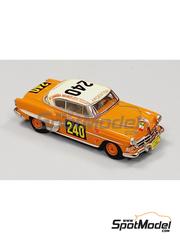 Arena Modelli: Car scale model kit 1/43 scale - Chevrolet Bel Air #240 - Salvador Torisse (AR) + Enrique Torrente (AR) - Carrera Panamericana 1954 - photo-etched parts, resin parts, rubber parts, turned metal parts, water slide decals, white metal parts and assembly instructions