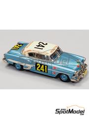Arena Modelli: Car scale model kit 1/43 scale - Chevrolet Bel Air #241 - Pablo Gulle (AR) + Domingo Reyes (AR) - Carrera Panamericana 1954 - photo-etched parts, resin parts, rubber parts, turned metal parts, water slide decals, white metal parts and assembly instructions