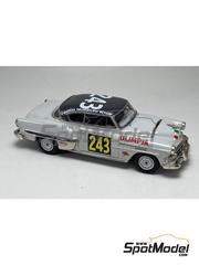 Arena Modelli: Car scale model kit 1/43 scale - Chevrolet Bel Air sponsored by Olimpia #243 - Osvaldo Jose Mantega (AR) + Ernesto Nunez (AR) - Carrera Panamericana 1954 - photo-etched parts, resin parts, rubber parts, turned metal parts, water slide decals, white metal parts and assembly instructions