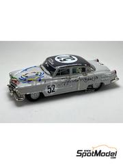 Arena Modelli: Car scale model kit 1/43 scale - Cadillac 61 sponsored by Beto Memo #52 - Alberto Rojas Junior (MX) - Carrera Panamericana 1951 - photo-etched parts, resin parts, rubber parts, water slide decals, white metal parts and assembly instructions