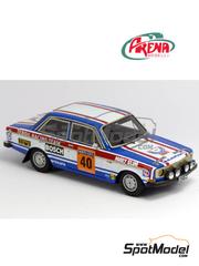 Arena Modelli: Car scale model kit 1/43 scale - Volvo 142 Teboil Racing Team sponsored by Blaupunkt #40, 59 - Eeva Heinonen (FI) + Seija Saaristo-Kivist� (FI), Markku Al�n (FI) + Juhani Toivonen (FI) - 1000 Lakes Finland Rally 1972 - photo-etched parts, resin parts, rubber parts, turned metal parts, water slide decals, white metal parts, assembly instructions and painting instructions