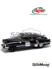 Arena Modelli: Car scale model kit 1/43 scale - Cadillac Series 62 Sedanette sponsored by Kwikly #118 - Jack McAfee (US) + Ford Robinson (US) - Carrera Panamericana 1950 - photo-etched parts, resin parts, rubber parts, water slide decals, white metal parts and assembly instructions