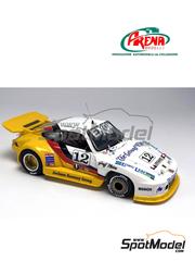 Arena Modelli: Maqueta de coche escala 1/43 - Porsche 911 Slantnose patrocinado por The Ground Patri N� 12 - Randy Greff (US) - IMSA GTS New Orleans 1995 - fotograbados, piezas de resina, piezas de goma, piezas de metal torneado, calcas de agua, piezas de metal blanco y manual de instrucciones