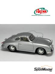 Arena Modelli: Car scale model kit 1/43 scale - Porsche 356A #285 - Fernand van de Kaart (BE) + Jacques Swaters (BE) - Monte Carlo Rally - Rallye Automobile de Monte-Carlo 1952 - photo-etched parts, resin parts, rubber parts, turned metal parts, water slide decals, white metal parts, other materials and assembly instructions