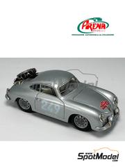 Arena Modelli: Car scale model kit 1/43 scale - Porsche 356A #249 - Frederik Van Yperen (NL) + Roel Wiedouw (NL) - Monte Carlo Rally - Rallye Automobile de Monte-Carlo 1959 - photo-etched parts, resin parts, rubber parts, turned metal parts, water slide decals, white metal parts, other materials and assembly instructions