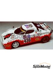 Arena Modelli: Car scale model kit 1/43 scale - Lancia Stratos HF Turbo sponsored by Eminence #436 - Jean-Claude Andruet (FR) + Michele 'Biche' Espinosi-Petit (FR) - Tour de France Automobile 1976 - photo-etched parts, resin parts, rubber parts, turned metal parts, water slide decals, white metal parts and assembly instructions
