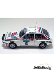 Arena Modelli: Car scale model kit 1/43 scale - Vauxhall Chevette HSR  Dealer Vauxhall Team sponsored by Systime #6 - Tony Pond (GB) + Mike Nicholson (GB) - Lombard RAC Rally 1981 - photo-etched parts, resin parts, rubber parts, water slide decals, white metal parts and assembly instructions