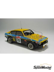 Arena Modelli: Car scale model kit 1/43 scale - Opel Kadett GTE 1999 - Federico Ormezzano (IT) + Renato Meiohas (IT) - Sanremo Rally 1977 - resin multimaterial kit