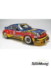 Arena Modelli: Car scale model kit 1/43 scale - Porsche 911 SC Orlando Team sponsored by Ricard #1 - Nicola Busseni (IT) + Roberto Bassi (IT) - Mille Miglia 1981 - photo-etched parts, resin parts, rubber parts, vacuum formed parts, water slide decals, white metal parts and assembly instructions