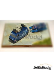 Arena Modelli: Van scale model kit 1/43 scale - Fiat 242 Assistenza Lancia Chardonnet 1976 - resin multimaterial kit